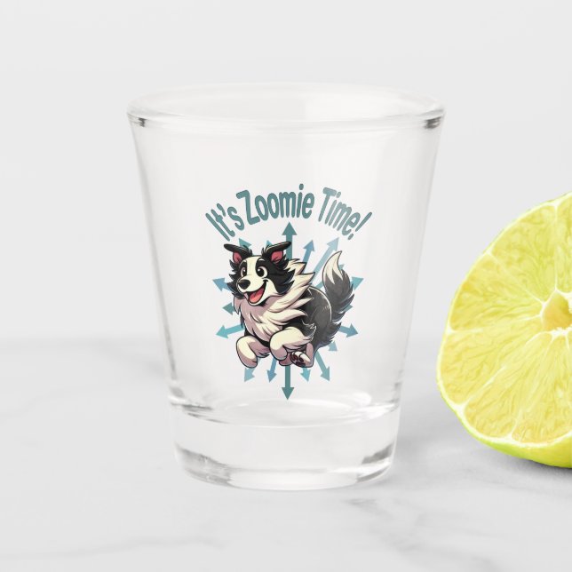 Vaso De Chupito Es Zoomie Time Border (Anverso)