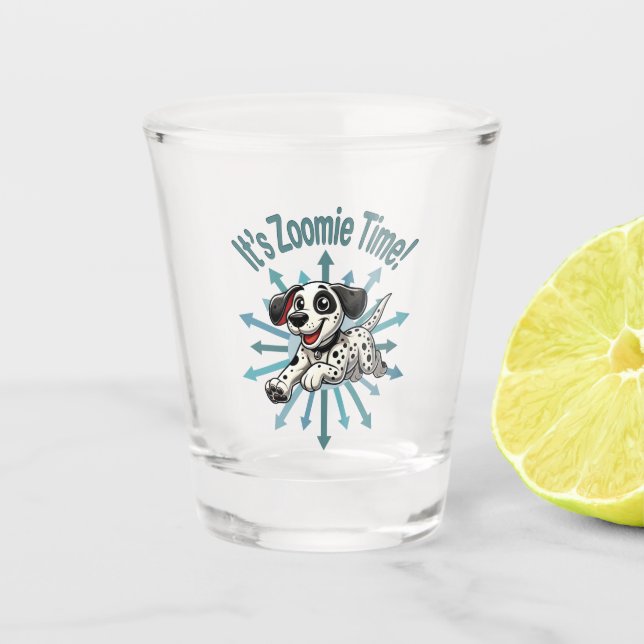 Vaso De Chupito Es Zoomie Time Dalmatian (Anverso)