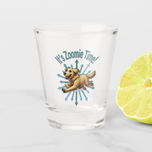 Vaso De Chupito Es Zoomie Time Golden Retriever