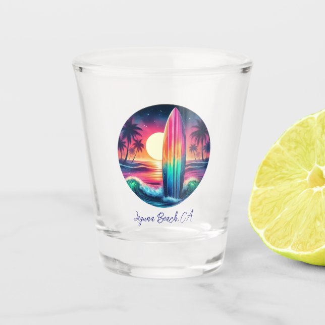 Vaso De Chupito Escape de Surfboard- (Anverso)