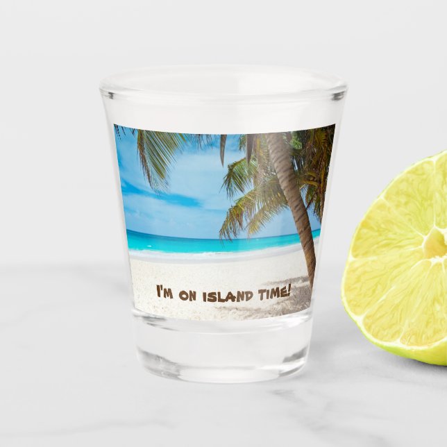 Vaso De Chupito Escena de playa 1 (Anverso)