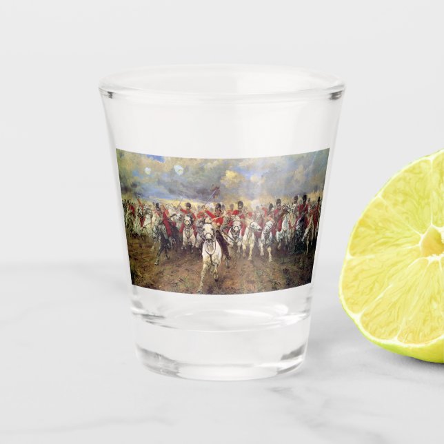 Vaso De Chupito Escocia Para Siempre (Oficiales De Caballería) (Mi (Anverso)