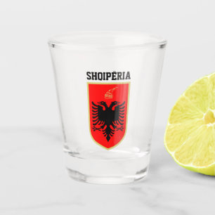 Vaso De Chupito Escudo de armas de Albania