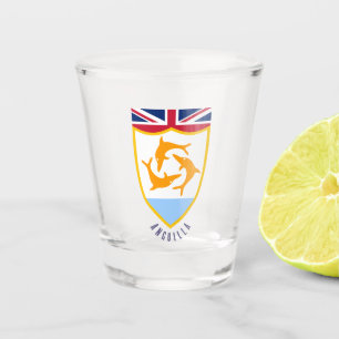 Vaso De Chupito Escudo de armas de Anguila