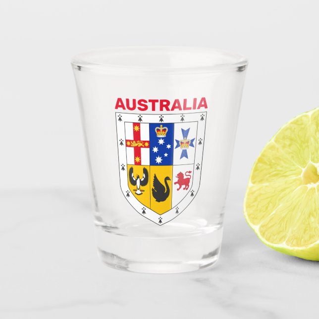 Vaso De Chupito Escudo de armas de Australia (Anverso)