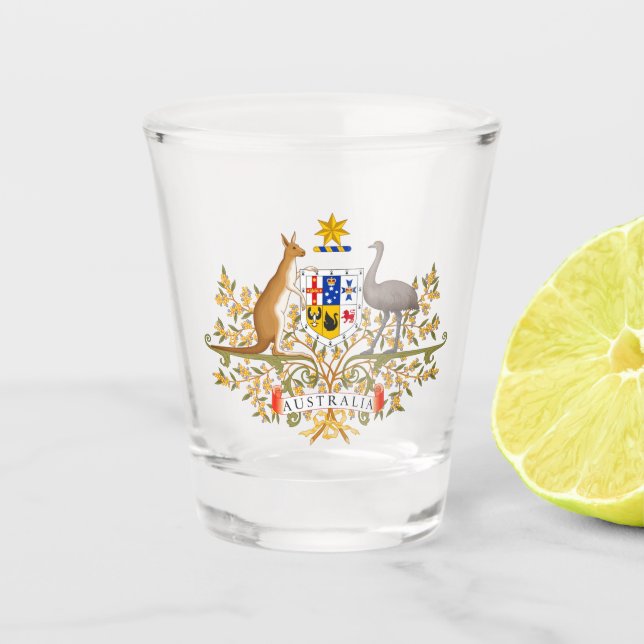 Vaso De Chupito Escudo de armas de Australia (Anverso)