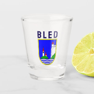 Vaso De Chupito Escudo de armas de Bled, Eslovenia