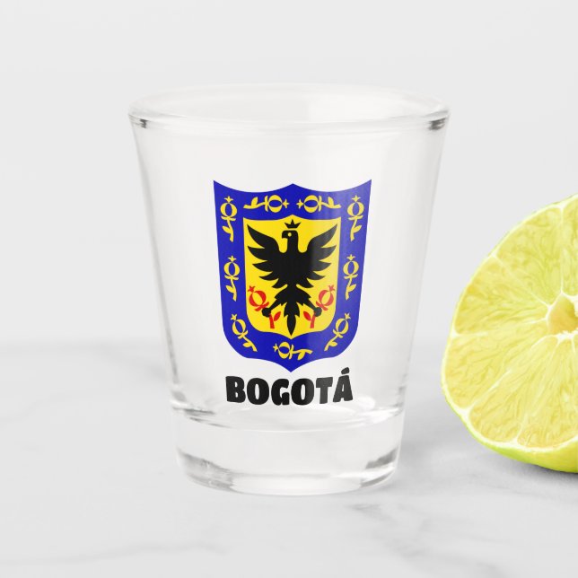 Vaso De Chupito Escudo de armas de Bogotá, Colombia (Anverso)