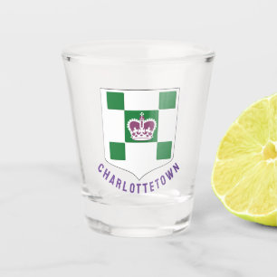 Vaso De Chupito Escudo de armas de Charlottetown - PEI