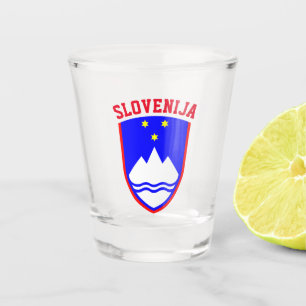 Vaso De Chupito Escudo de armas de ESLOVENIA