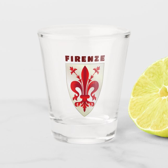 Vaso De Chupito Escudo de armas de Florencia (Anverso)