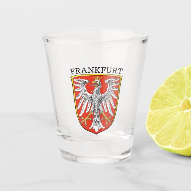 Vaso De Chupito Escudo de armas de Fráncfort - ALEMANIA  (Anverso)