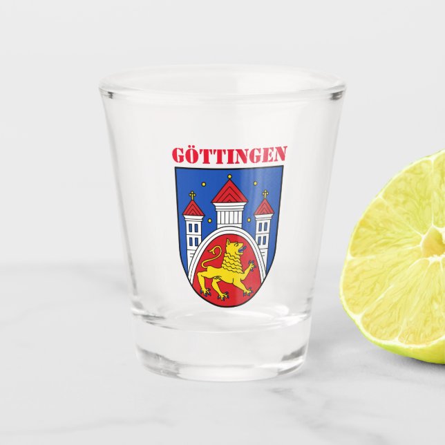 Vaso De Chupito Escudo de armas de Göttingen, Alemania (Anverso)
