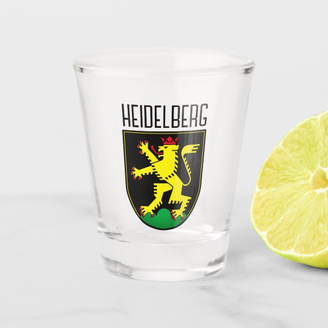 Vaso De Chupito Escudo de armas de Heidelberg - ALEMANIA (Anverso)