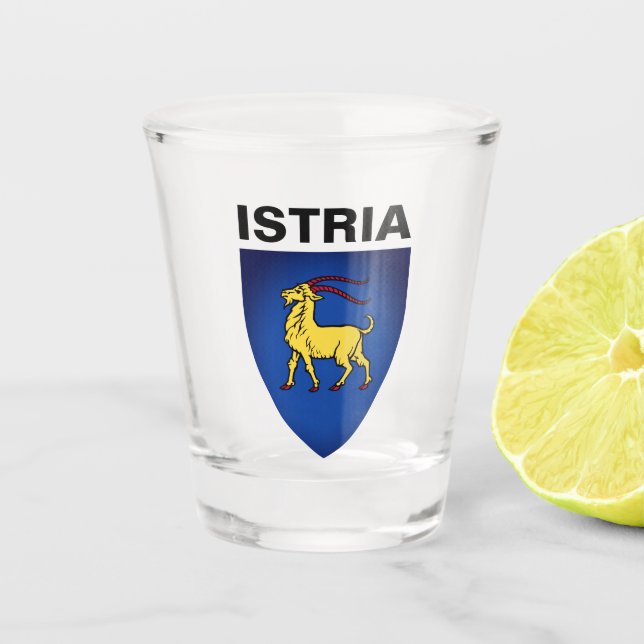 Vaso De Chupito Escudo de armas de Istria (Anverso)
