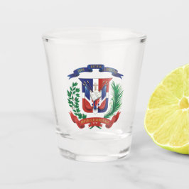 Vaso De Chupito Escudo de armas de la República Dominicana