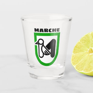 Vaso De Chupito Escudo de armas de marzo (Italia)
