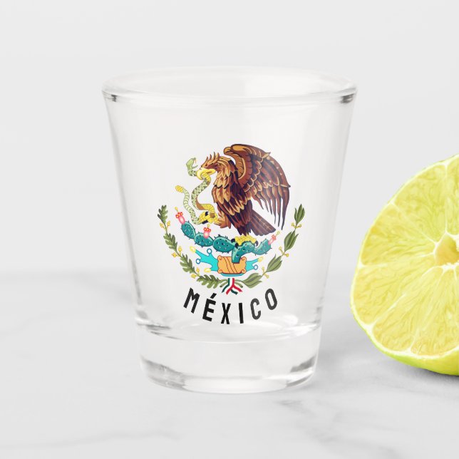 Vaso De Chupito Escudo de armas de México (Anverso)