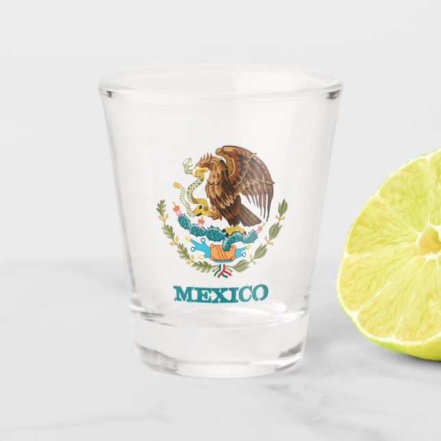 Vaso De Chupito Escudo de armas de México y del águila mexicana, b (Anverso)