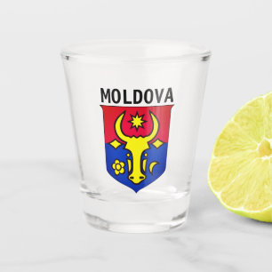 Vaso De Chupito Escudo de armas de Moldova