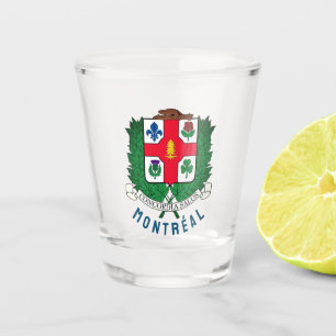 Vaso De Chupito Escudo de armas de Montreal, CANADÁ