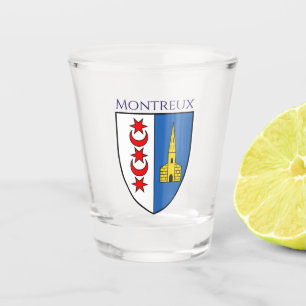 Vaso De Chupito Escudo de armas de Montreux, Suiza