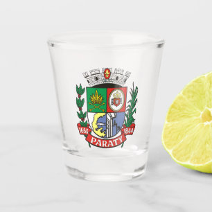 Vaso De Chupito Escudo de Armas de Paraty, Brasil
