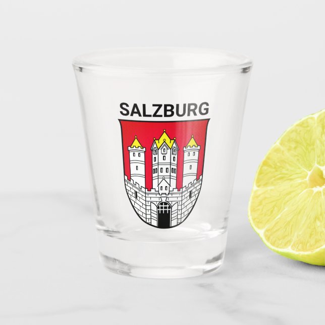 Vaso De Chupito Escudo de armas de Salzburgo - AUSTRIA (Anverso)