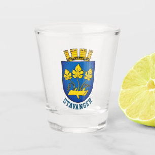 Vaso De Chupito Escudo de armas de Stavanger, Noruega
