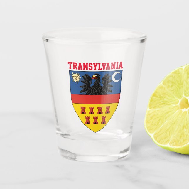 Vaso De Chupito Escudo de armas de Transilvania (Anverso)