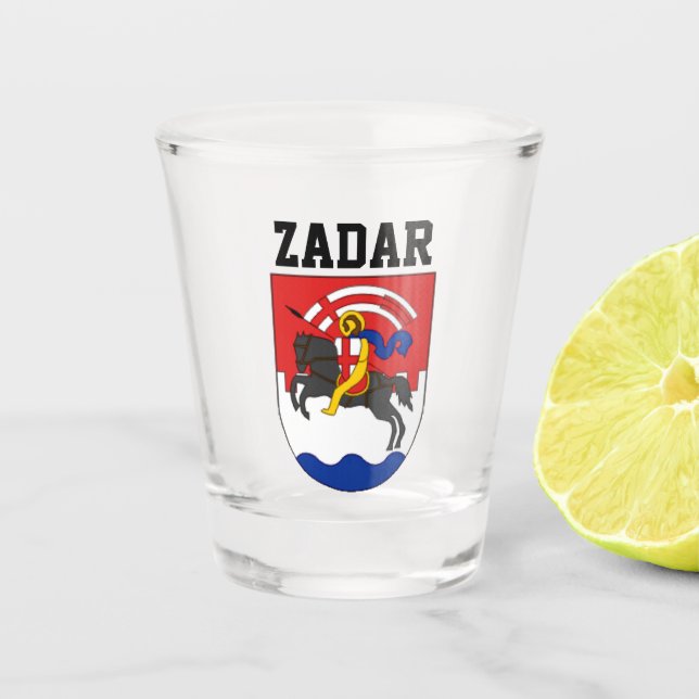 Vaso De Chupito Escudo de armas de Zadar (Croacia) (Anverso)