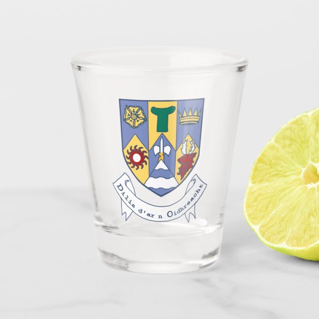 Vaso De Chupito Escudo de armas del condado de Clare, Irlanda (Anverso)
