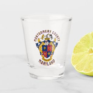 Vaso De Chupito Escudo de Armas del Condado de Montgomery, Marylan