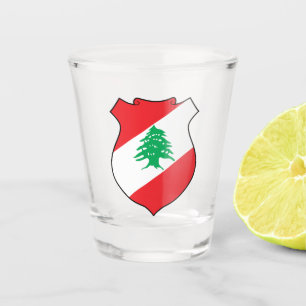 Vaso De Chupito Escudo de armas del Líbano