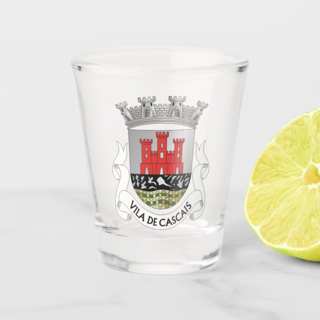Vaso De Chupito Escudo de Cascais, Portugal (Anverso)