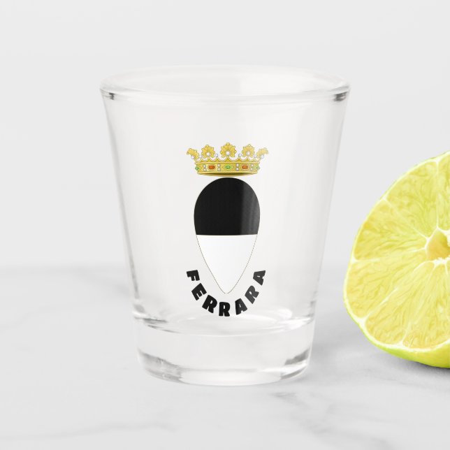 Vaso De Chupito Escudo de Ferrara, ITALIA (Anverso)