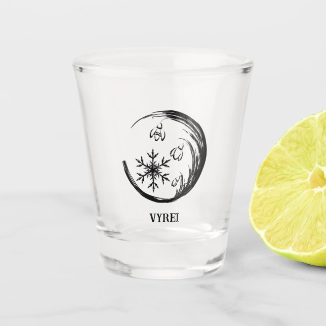 Vaso De Chupito Escudo de invierno (Anverso)