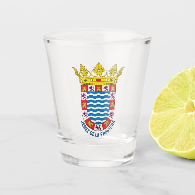 Vaso De Chupito Escudo de Jerez de la Frontera (Anverso)