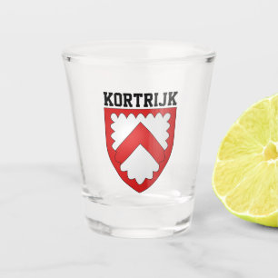Vaso De Chupito Escudo de Kortrijk (Bélgica)