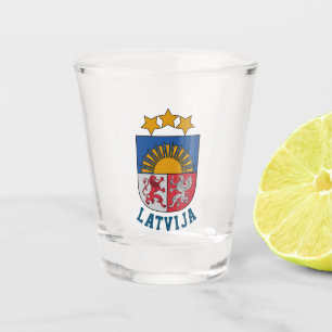 Vaso De Chupito Escudo de Letonia