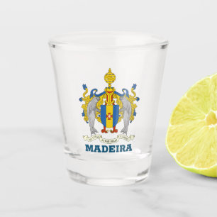 Vaso De Chupito Escudo de Madeira, vidrio caliente de Portugal