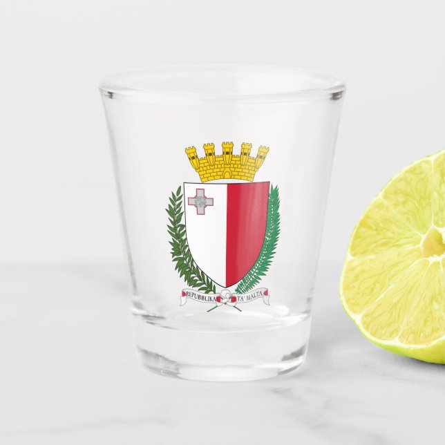 Vaso De Chupito Escudo de Malta (Anverso)