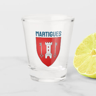 Vaso De Chupito Escudo de Martigues, Francia