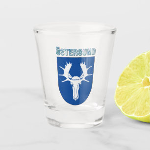 Vaso De Chupito Escudo de Östersund - Suecia