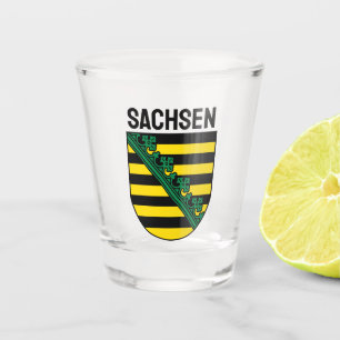 Vaso De Chupito Escudo de Sachsen (Sajonia), ALEMANIA