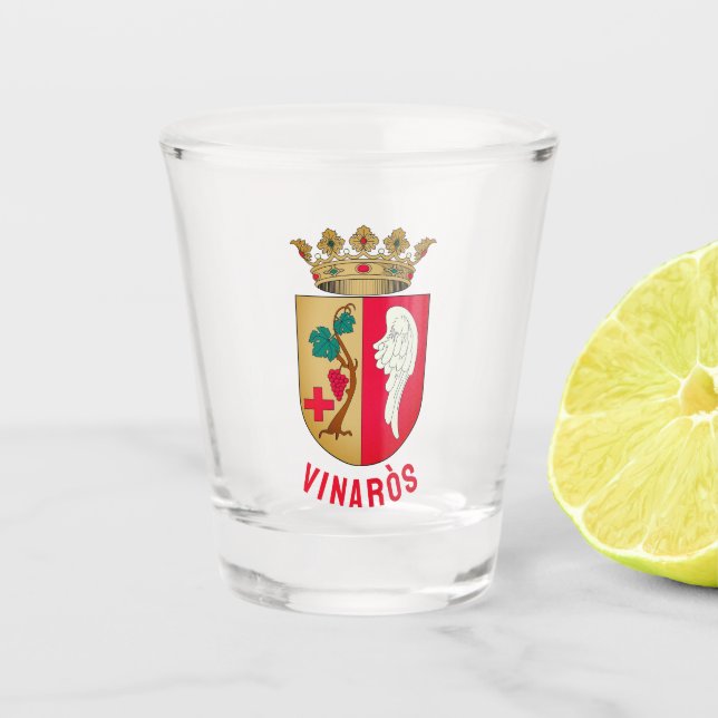 Vaso De Chupito Escudo de Vinaròs - Comunitat Valenciana (Anverso)