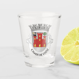 Vaso De Chupito Escudo de Viseu, vidrio caliente de PORTUGAL