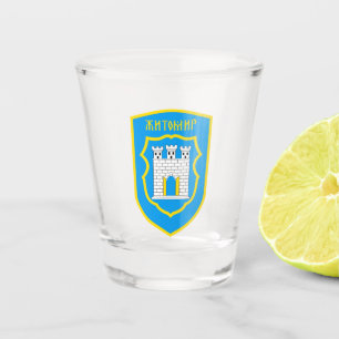 Vaso De Chupito Escudo de Zhytomyr - UCRANIA