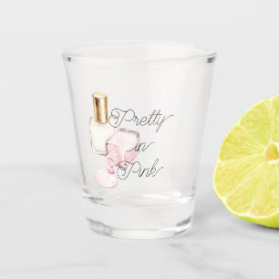 Vaso De Chupito Esmalte de uñas blanco Pretty in Pink