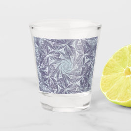 Vaso De Chupito Espirales de Triángulos